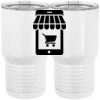 20 oz. Tall Stainless Steel Vacuum Insulated Tumbler White Thumbnail