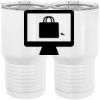20 oz. Tall Stainless Steel Vacuum Insulated Tumbler White Thumbnail