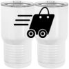 20 oz. Tall Stainless Steel Vacuum Insulated Tumbler White Thumbnail