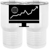 20 oz. Tall Stainless Steel Vacuum Insulated Tumbler White Thumbnail