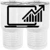 20 oz. Tall Stainless Steel Vacuum Insulated Tumbler White Thumbnail