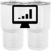 20 oz. Tall Stainless Steel Vacuum Insulated Tumbler White Thumbnail