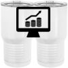 20 oz. Tall Stainless Steel Vacuum Insulated Tumbler White Thumbnail
