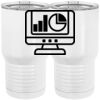 20 oz. Tall Stainless Steel Vacuum Insulated Tumbler White Thumbnail