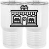 20 oz. Tall Stainless Steel Vacuum Insulated Tumbler White Thumbnail