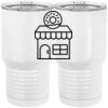 20 oz. Tall Stainless Steel Vacuum Insulated Tumbler White Thumbnail