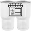 20 oz. Tall Stainless Steel Vacuum Insulated Tumbler White Thumbnail