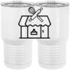 20 oz. Tall Stainless Steel Vacuum Insulated Tumbler White Thumbnail