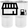 20 oz. Tall Stainless Steel Vacuum Insulated Tumbler White Thumbnail