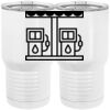 20 oz. Tall Stainless Steel Vacuum Insulated Tumbler White Thumbnail