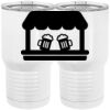 20 oz. Tall Stainless Steel Vacuum Insulated Tumbler White Thumbnail