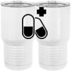 20 oz. Tall Stainless Steel Vacuum Insulated Tumbler White Thumbnail