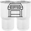 20 oz. Tall Stainless Steel Vacuum Insulated Tumbler White Thumbnail