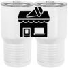 20 oz. Tall Stainless Steel Vacuum Insulated Tumbler White Thumbnail