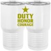 20 oz. Tall Stainless Steel Vacuum Insulated Tumbler White Thumbnail