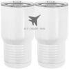 20 oz. Tall Stainless Steel Vacuum Insulated Tumbler White Thumbnail