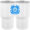 20 oz. Tall Stainless Steel Vacuum Insulated Tumbler White Thumbnail