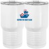 20 oz. Tall Stainless Steel Vacuum Insulated Tumbler White Thumbnail