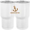 20 oz. Tall Stainless Steel Vacuum Insulated Tumbler White Thumbnail