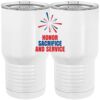20 oz. Tall Stainless Steel Vacuum Insulated Tumbler White Thumbnail