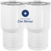 20 oz. Tall Stainless Steel Vacuum Insulated Tumbler White Thumbnail