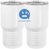 20 oz. Tall Stainless Steel Vacuum Insulated Tumbler White Thumbnail