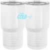 20 oz. Tall Stainless Steel Vacuum Insulated Tumbler White Thumbnail