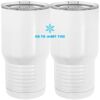 20 oz. Tall Stainless Steel Vacuum Insulated Tumbler White Thumbnail