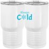 20 oz. Tall Stainless Steel Vacuum Insulated Tumbler White Thumbnail