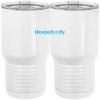 20 oz. Tall Stainless Steel Vacuum Insulated Tumbler White Thumbnail