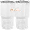 20 oz. Tall Stainless Steel Vacuum Insulated Tumbler White Thumbnail