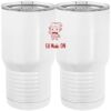 20 oz. Tall Stainless Steel Vacuum Insulated Tumbler White Thumbnail