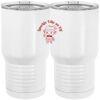 20 oz. Tall Stainless Steel Vacuum Insulated Tumbler White Thumbnail