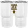 20 oz. Tall Stainless Steel Vacuum Insulated Tumbler White Thumbnail