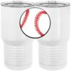 20 oz. Tall Stainless Steel Vacuum Insulated Tumbler White Thumbnail