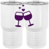 20 oz. Tall Stainless Steel Vacuum Insulated Tumbler White Thumbnail