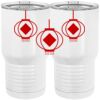 20 oz. Tall Stainless Steel Vacuum Insulated Tumbler White Thumbnail