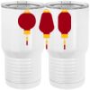 20 oz. Tall Stainless Steel Vacuum Insulated Tumbler White Thumbnail