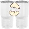 20 oz. Tall Stainless Steel Vacuum Insulated Tumbler White Thumbnail