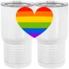 20 oz. Tall Stainless Steel Vacuum Insulated Tumbler White Thumbnail