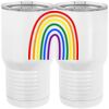 20 oz. Tall Stainless Steel Vacuum Insulated Tumbler White Thumbnail