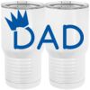 20 oz. Tall Stainless Steel Vacuum Insulated Tumbler White Thumbnail