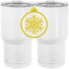 20 oz. Tall Stainless Steel Vacuum Insulated Tumbler White Thumbnail