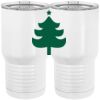 20 oz. Tall Stainless Steel Vacuum Insulated Tumbler White Thumbnail