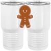 20 oz. Tall Stainless Steel Vacuum Insulated Tumbler White Thumbnail