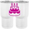 20 oz. Tall Stainless Steel Vacuum Insulated Tumbler White Thumbnail