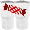 20 oz. Tall Stainless Steel Vacuum Insulated Tumbler White Thumbnail