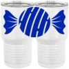 20 oz. Tall Stainless Steel Vacuum Insulated Tumbler White Thumbnail