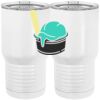 20 oz. Tall Stainless Steel Vacuum Insulated Tumbler White Thumbnail