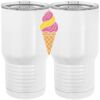 20 oz. Tall Stainless Steel Vacuum Insulated Tumbler White Thumbnail